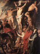 RUBENS, Pieter Pauwel Christ on the Cross between the Two Thieves Spain oil painting artist